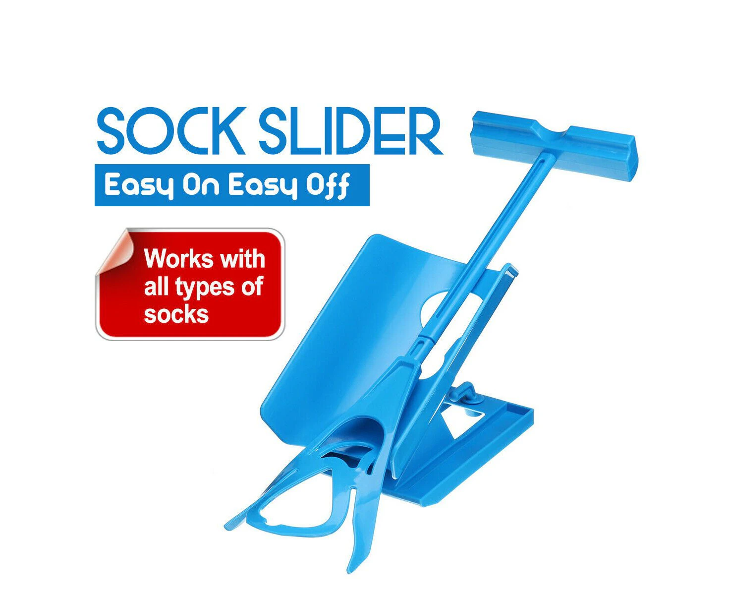 Clothing Easy Sock Slider Dressing Aid Shoe Puller Kit