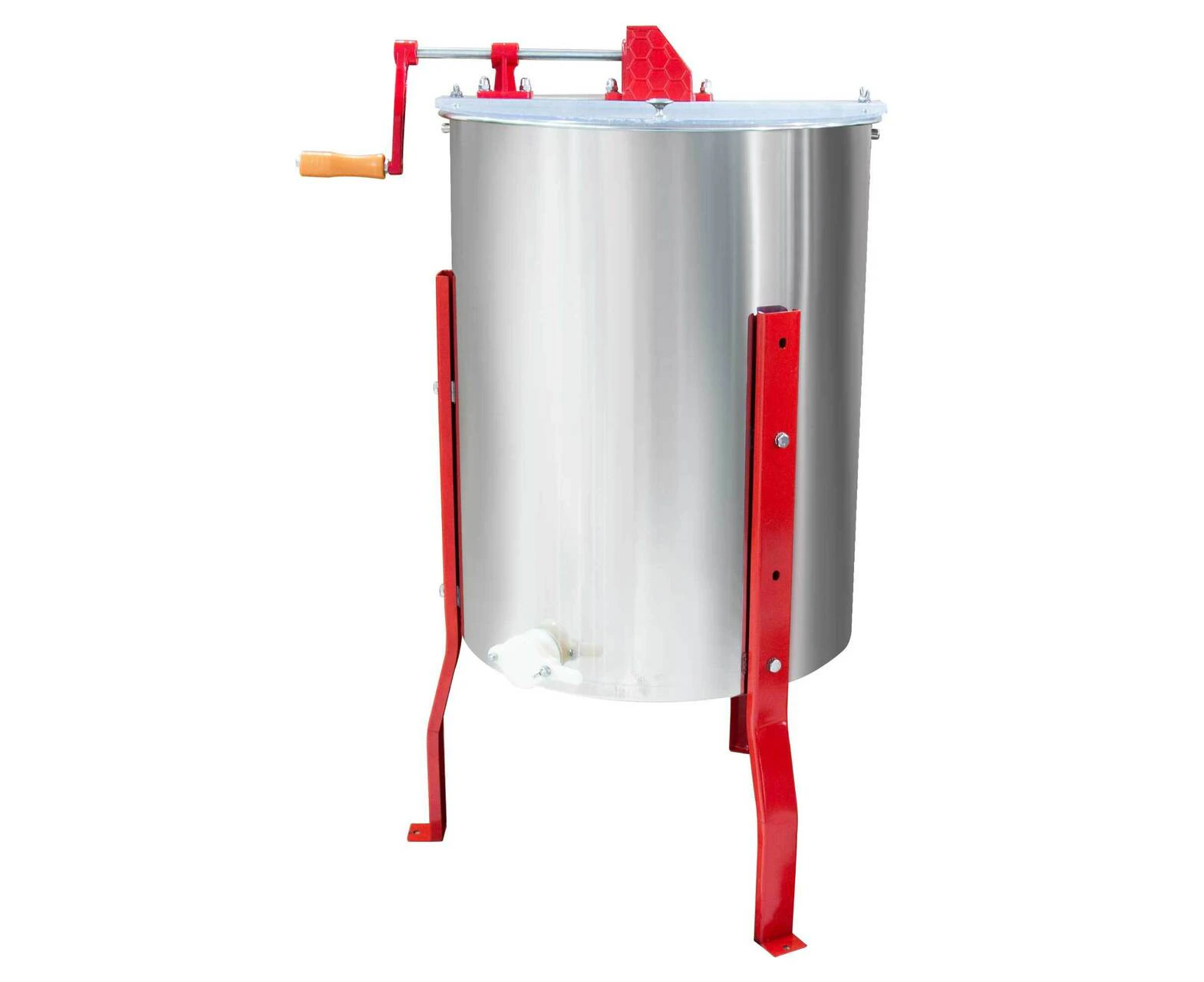 4 Frame Honey Extractor Stainless Four Manual Spinner Crank Honey Bee