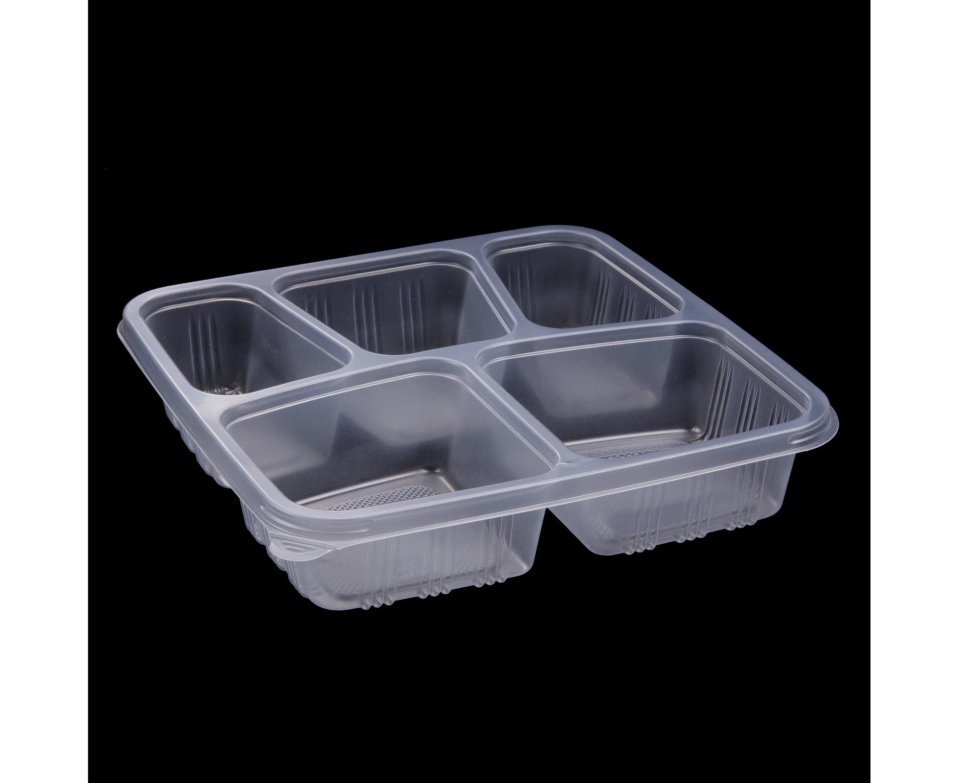 Base Only | 5 Compartment Container Clear