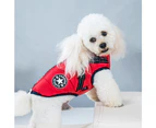Waterproof Warm Winter Dog Harness Coat-L-Red
