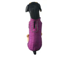 Waterproof Reflective Dog Coat Winter Pet Clothing-S-Purple