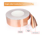 Double / Single Sided Copper Foil Tape EMI Shielding Conductive Adhesive Tapes - 20m x 50mm