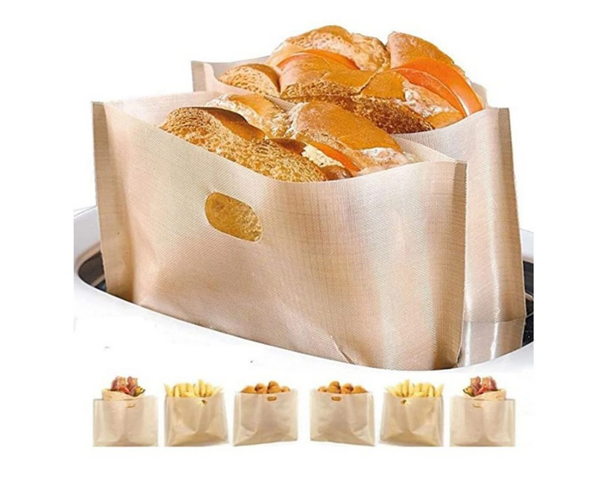 Set of 10pcs Reusable Heat-Resistant Toaster Bags Bundle