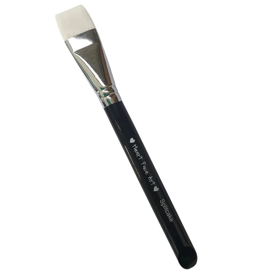 Heart Face Art Brush - Splitcake one inch flat