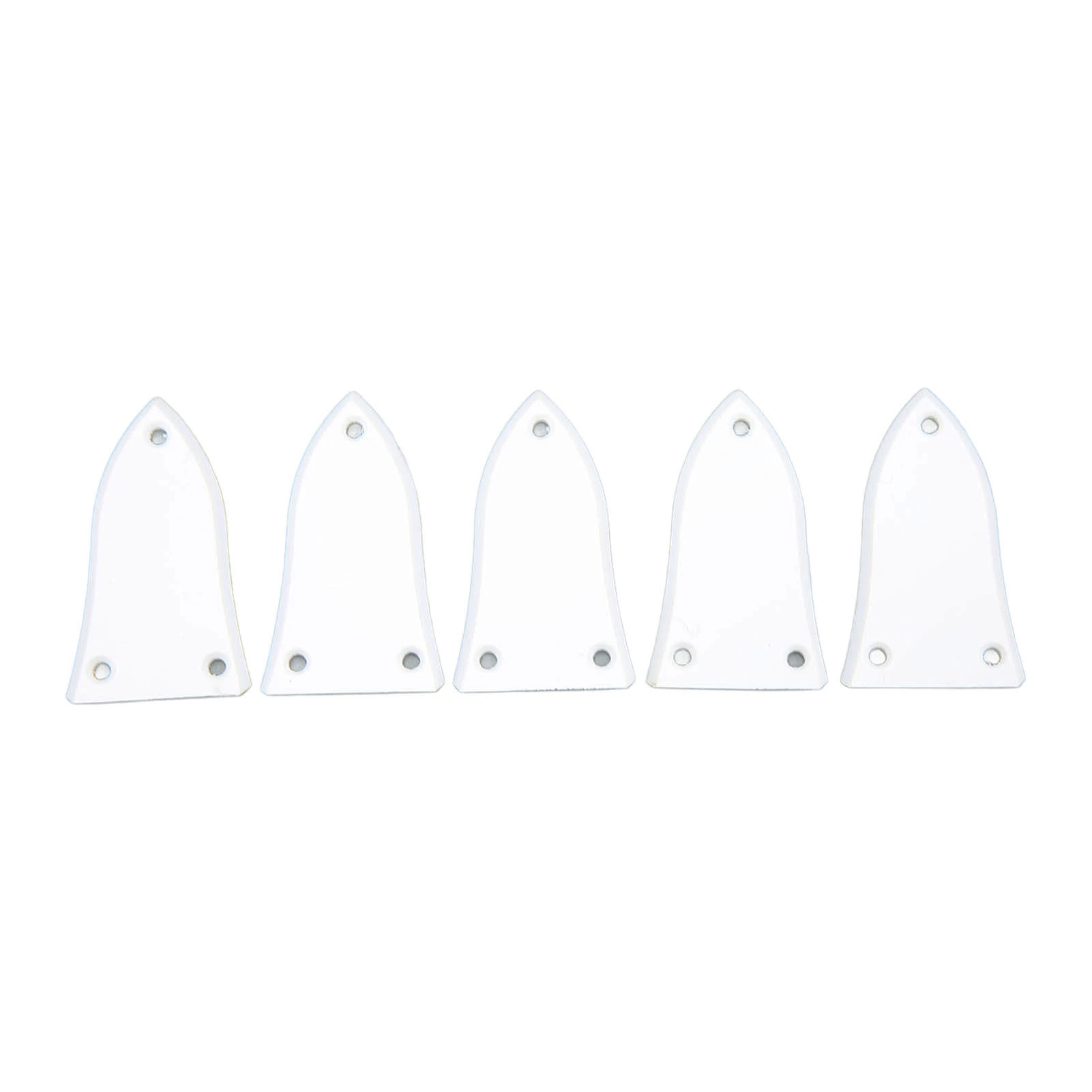 5Pcs Truss Rod Cover 3 Holes Plastic Instrument Accessory For Bass Electric Guitar