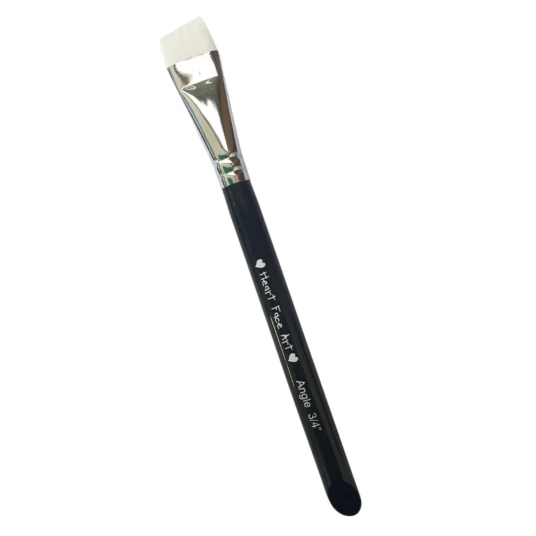 Heart Face Art Brush - 3/4 Inch Angle Brush