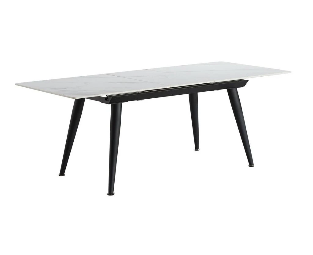 Classic Direct Nicola - Premium Sintered Stone Extendable Dining table (1.4-1.8m wide)