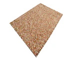 Handwoven Trendy Wool Rug-Jelly Bean-Autumn - Multi