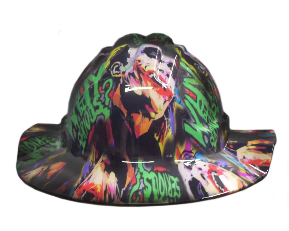 Cool Hard Hats Unisex WHY SO SERIOUS Broadbrim Safety Hard Hat