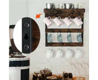 Wall Mounted Coffee Mug Rack Holder with 12Hook Display Storage Collection Shelf