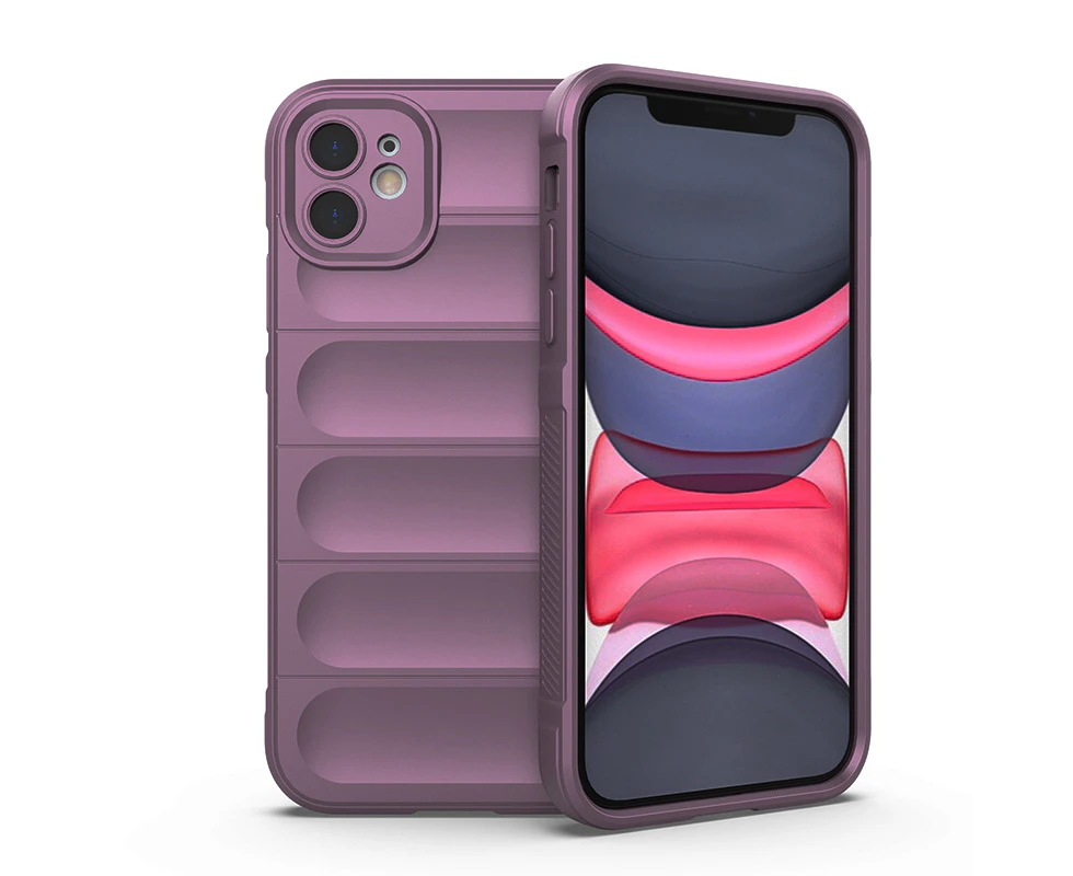 HK Anti-Drop Shock Absorption Case for iPhone 11 6.1 inch-Purple