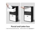 Lockable Post Parcel Letter Mail Security Storage Box Package Letterbox Mailbox