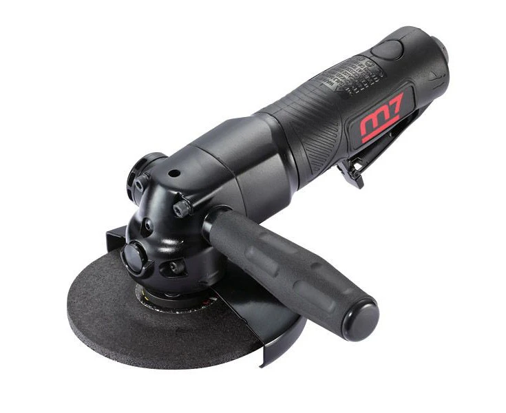 M7 115mm 4.5" Air Angle Grinder, Safe Throttle Pneumatic M14 Mighty 7 M7-QB7245M