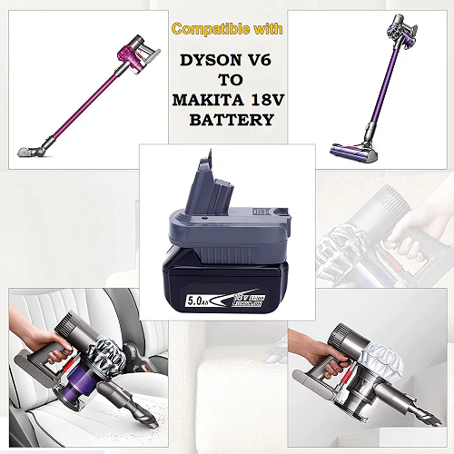 Dyson V6 Battery Adapter To Makita 18V Li-Ion LXT Cordless Battery