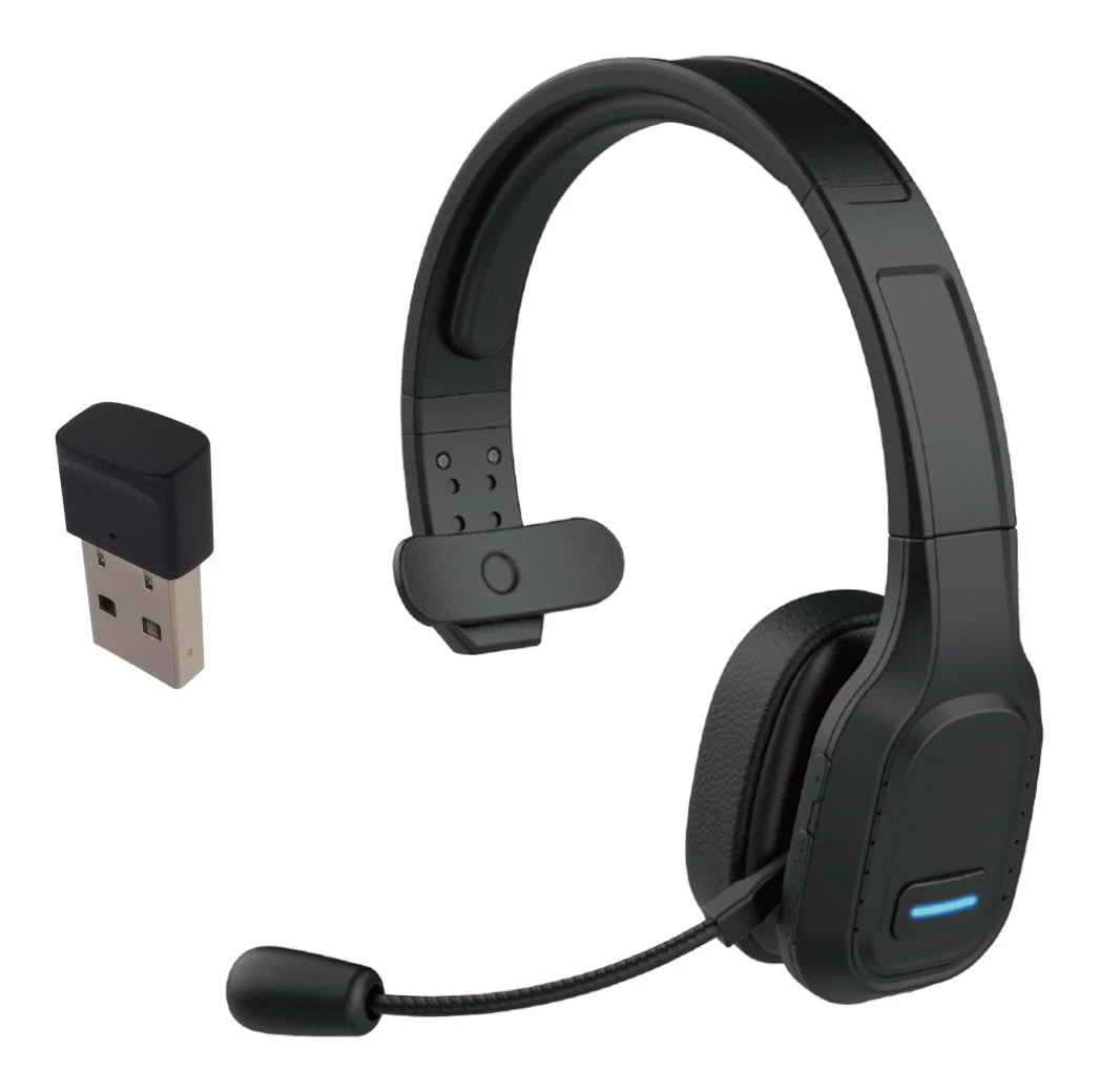 SWAMP M100C Bluetooth v5.0 Headset with Noise Cancelling Rotating Microphone