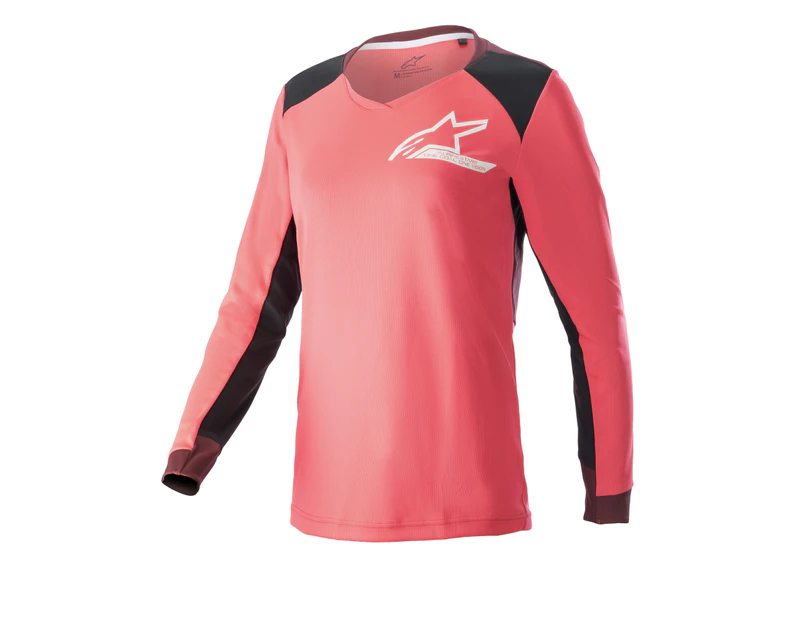 Alpinestars Women's Stella Drop Long Sleeve Women's Jersey - Pink