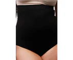 Cupid Shapewear Total Contour Ultra High Waist Shaping Brief - Black