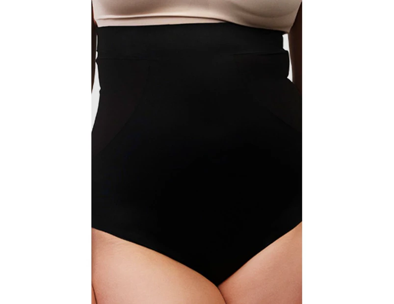 Cupid Shapewear Total Contour Ultra High Waist Shaping Brief - Black