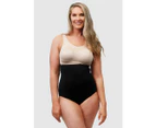 Cupid Shapewear Total Contour Ultra High Waist Shaping Brief - Black