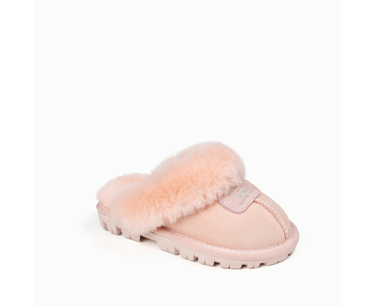 Ozwear Ugg Kids Coquette Slippers - Pink