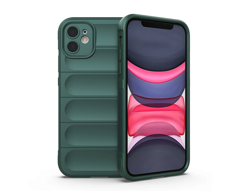 HK Anti-Drop Shock Absorption Case for iPhone 11 Pro Max 6.5 inch-Green