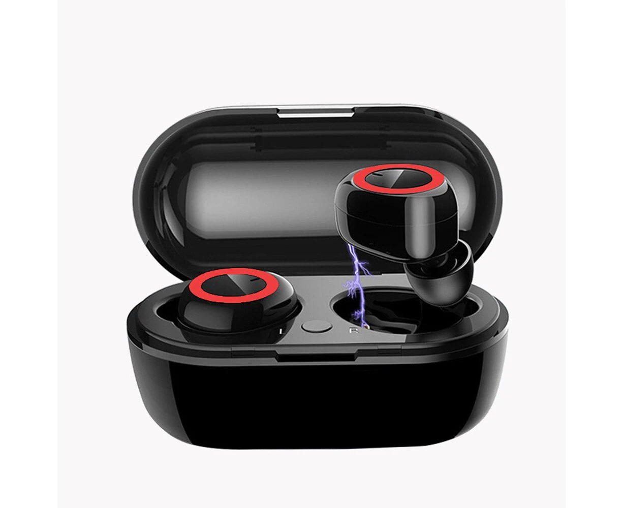 Wireless Bluetooth Earphones 5.0 IPX8 Waterproof Headset Earbuds Stereo In Ear Headphones Sweatproof Charging Case Box