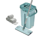 Self Cleaning Mop Bucket Hands Free 360 Rotating Wash - Green