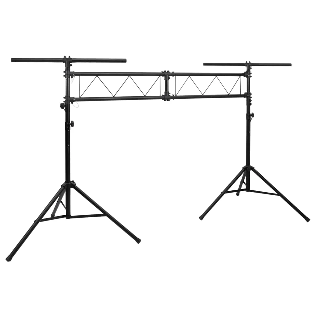 vidaXL Light Stand Black 338x115x(180-300) cm Steel