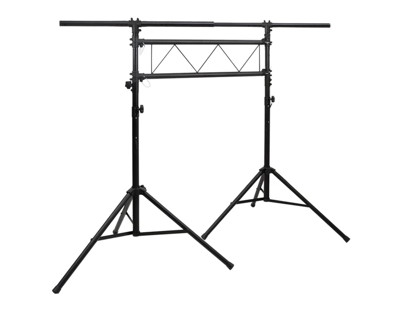 vidaXL Light Stand Black 238x115x(180-300) cm Steel