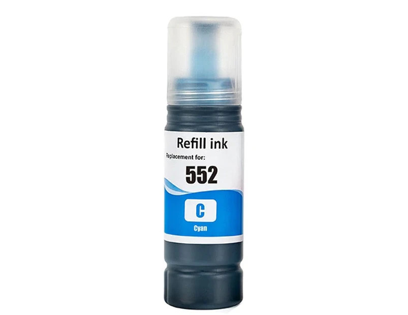 Generic Epson T552 EcoTank Cyan Ink Bottle C13T06W292