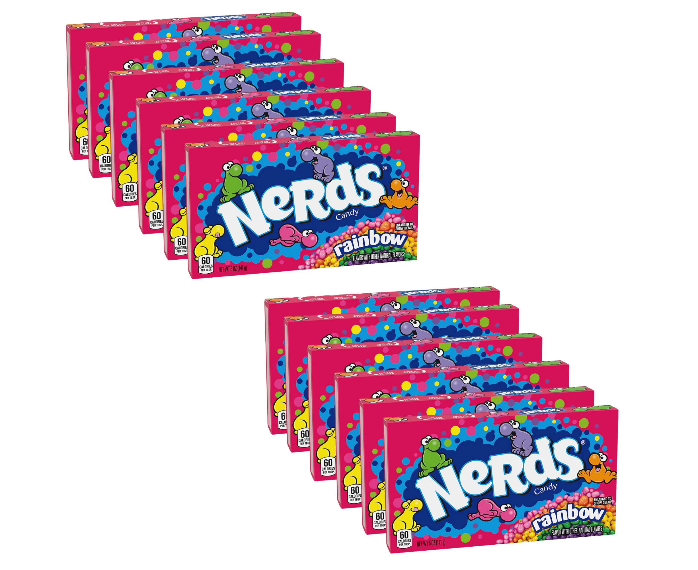 Nerds Rainbow 141g Box Theatre Box - 12 Box Pack American Candy