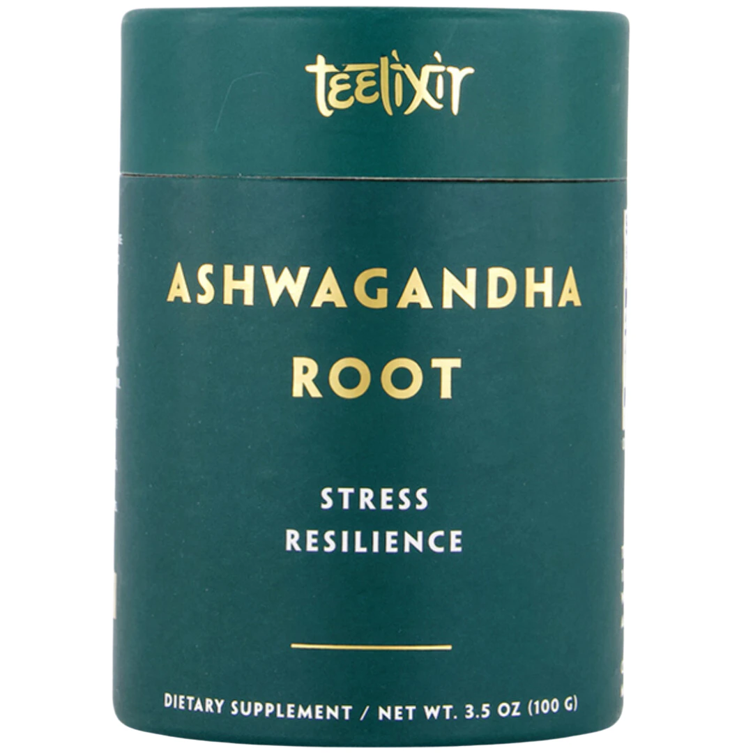 Teelixir Certified Organic Ashwagandha Root For Stress Resilience