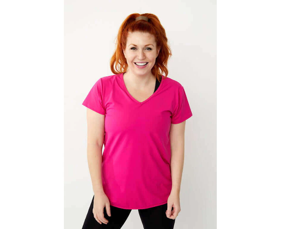 Bug Activewear Active Tee - Fuschia