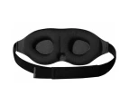 3D Sponge Rest Sleeping Eyeshade Travel Eye Mask Cover Light Blindfold Black Comfortable
