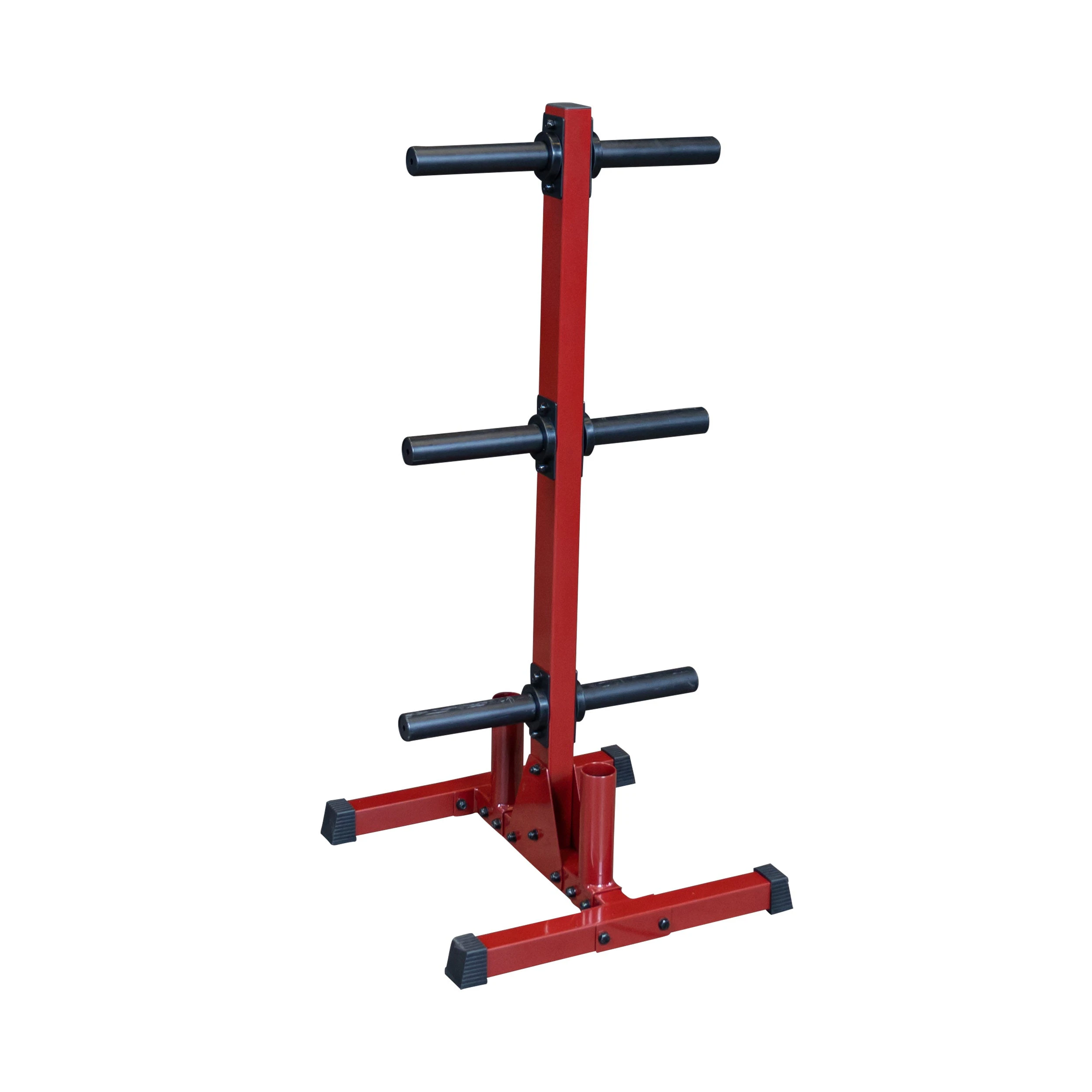 Best Fitness Olympic Weight Plate Tree & Barbell Holder