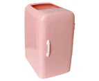Lovely Pen Holder Creative Refrigerator Shape Large Capacity Makeup Brush Holder Fashion Pencil Cup for Students-Pink