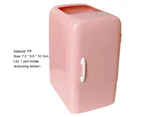 Lovely Pen Holder Creative Refrigerator Shape Large Capacity Makeup Brush Holder Fashion Pencil Cup for Students-Pink