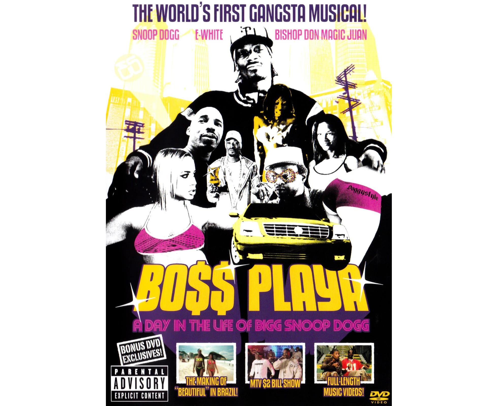 SNOOP DOGG BOSS PLAYA A DAY IN THE LIFE OF BIGG DVD