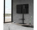 Floor TV Stand Swivel Mount Bracket Shelf Height Adjustable LCD LED Flat Screens