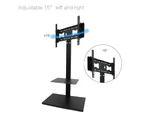 Floor TV Stand Swivel Mount Bracket Shelf Height Adjustable LCD LED Flat Screens