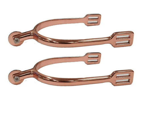 Prince Of Wales Rose Gold Spur W/ Small Disc Rowel (ladies)