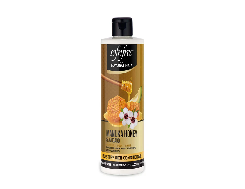 Sofn'Free Moisture Rich Conditioner with Manuka Honey & Avocado 350mL (11.84oz)