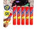 5PCS Popper Confetti Cannon Twist-to-Shoot Wedding Birthday Shooter Blaster