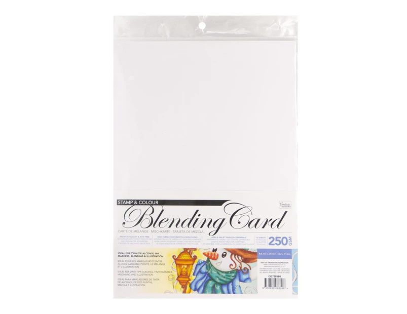 Couture Creations Stamp & Colour A4 Blending Card 10pk