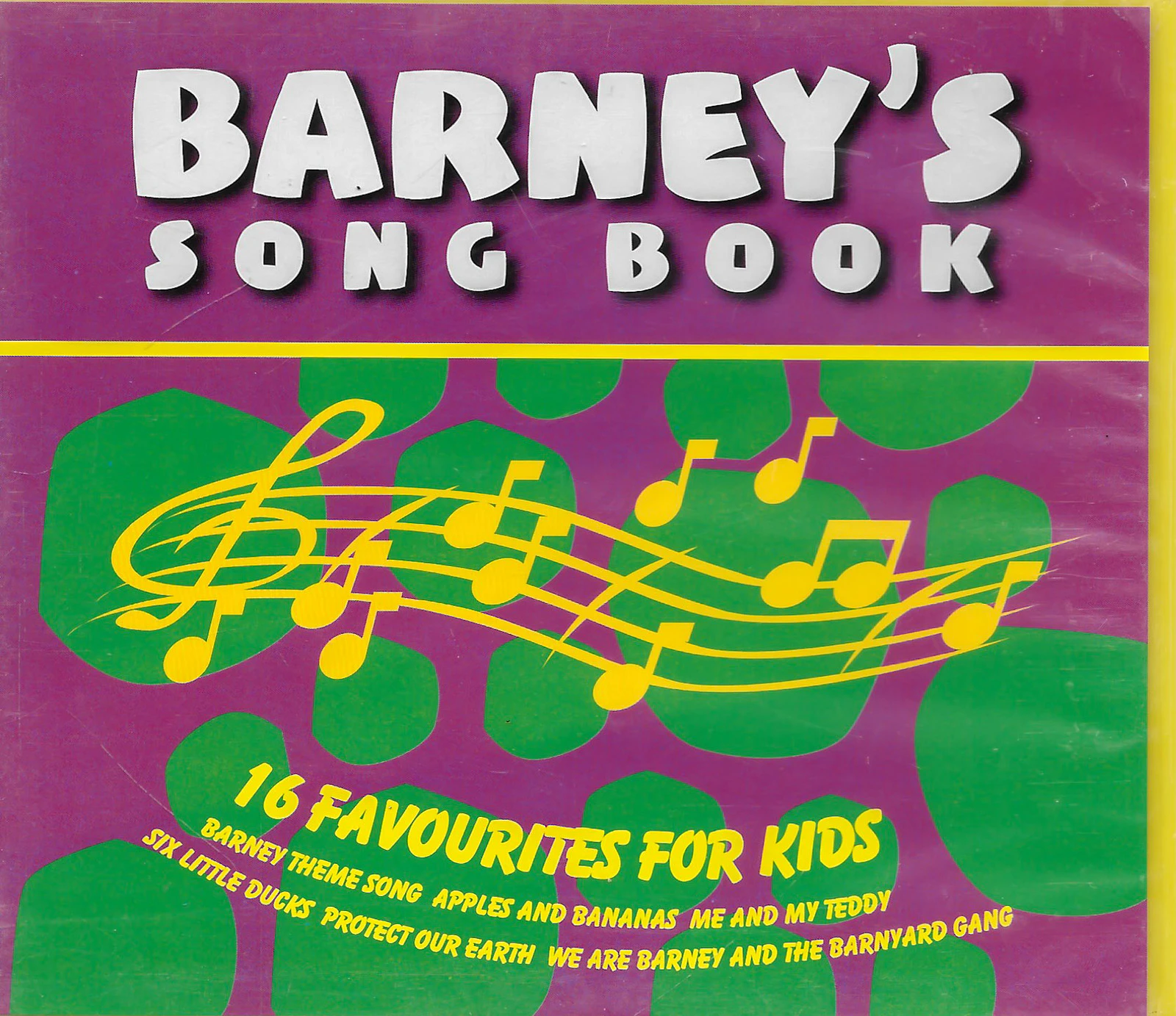 Barney's Song Book - 16 Favourites for Kids CD