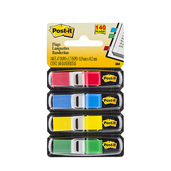 Post It Flags 683 4 Mini Pk4 Bx6