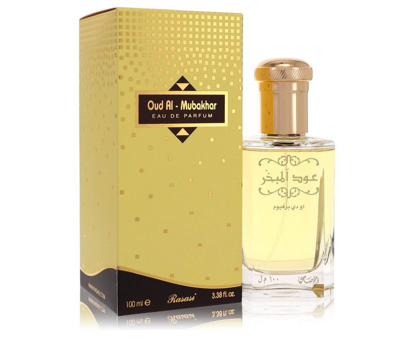 Rasasi Oud Al Mubakhar by RasasiEau De Parfum Spray (Unisex) 3.3 oz