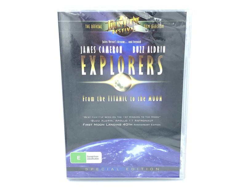 James Cameron & Buzz Aldrin: Explorers From The Titanic to the Moon DVD