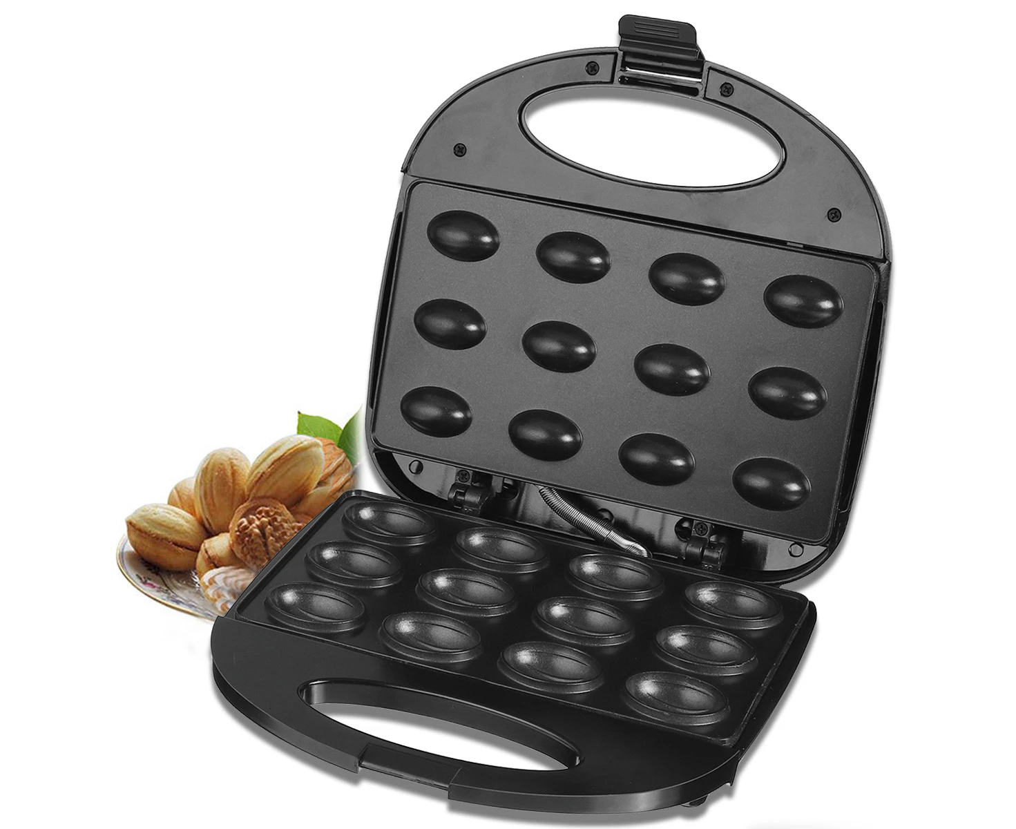 750W Nut Waffle Maker Non-Stick Bubble Egg Cake Maker Breakfast Making Machine AU Plug