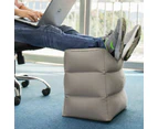 Inflatable Foot Rest Air Pillow Cushion Leg Footrest Relax Office Home Travel